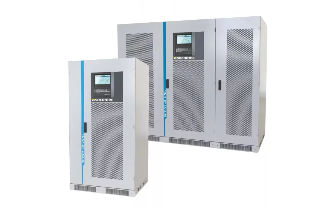 MX ELITE PLUS-Serie – Online-Doppelwandler-USV mit galvanischer Trennung und 60–600 kVA Leistung. Die MX ELITE PLUS-Serie – modulare Hochleistungs-USV von 60 bis 600 kVA mit Trenntransformator, entwickelt für maximale Sicherheit in Industrie, IT und kritischen Anwendungen.